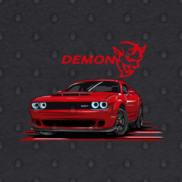 Red Demon - Dodge Demon - Hoodie | TeePublic